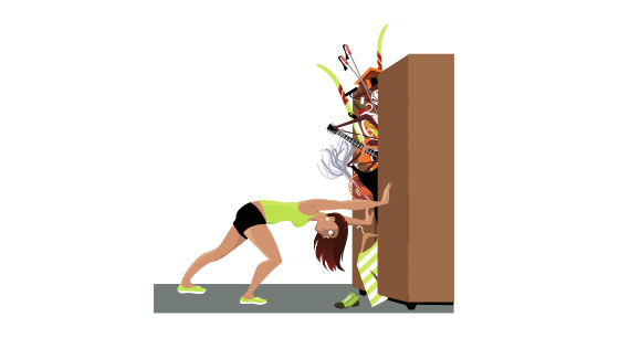 Cleaning out your closet